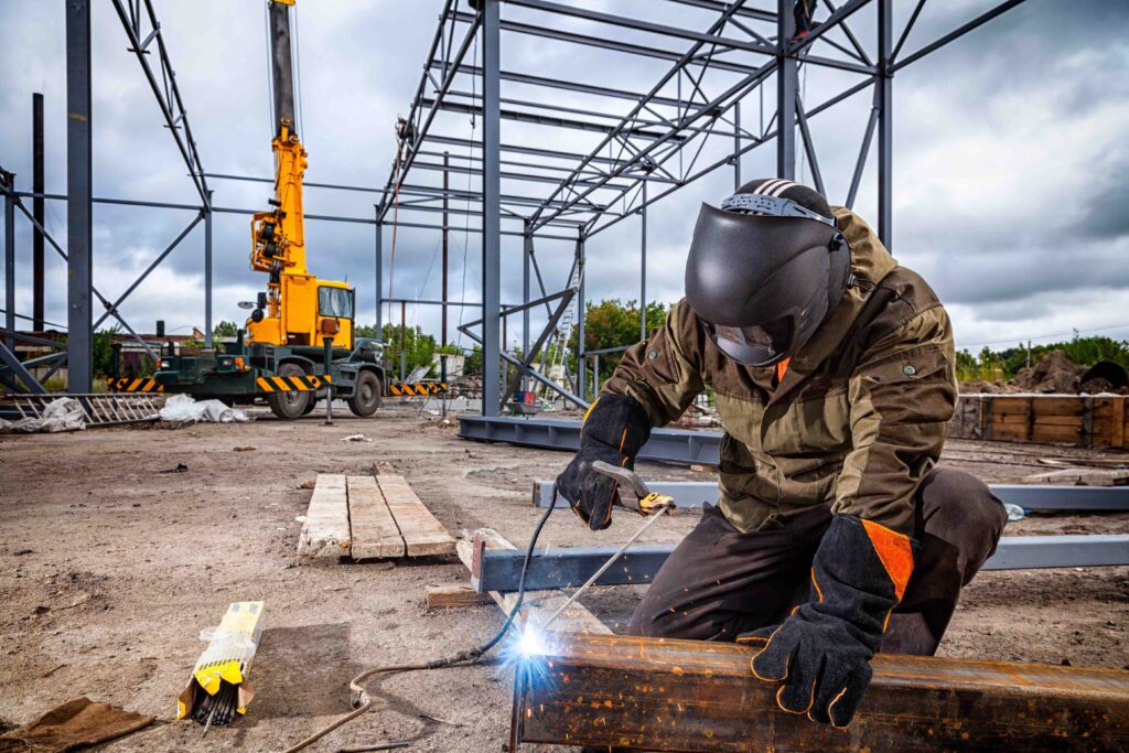 Professional Welder at Work